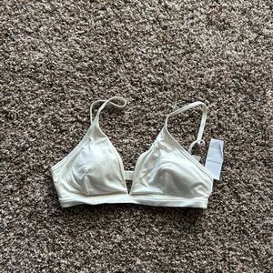 Abercrombie & Fitch White Bralette